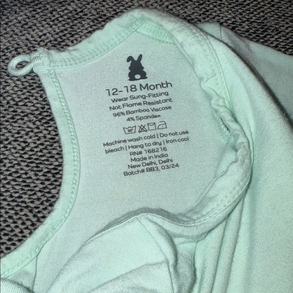 BumBunny Romper {Mint Green} - Picture 2 of 3